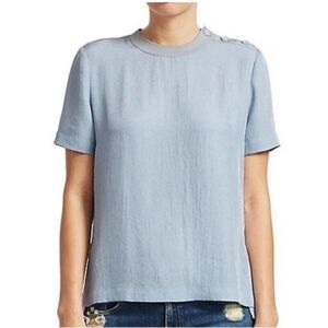 Rag & Bone Aiden Tee Blouse Blue